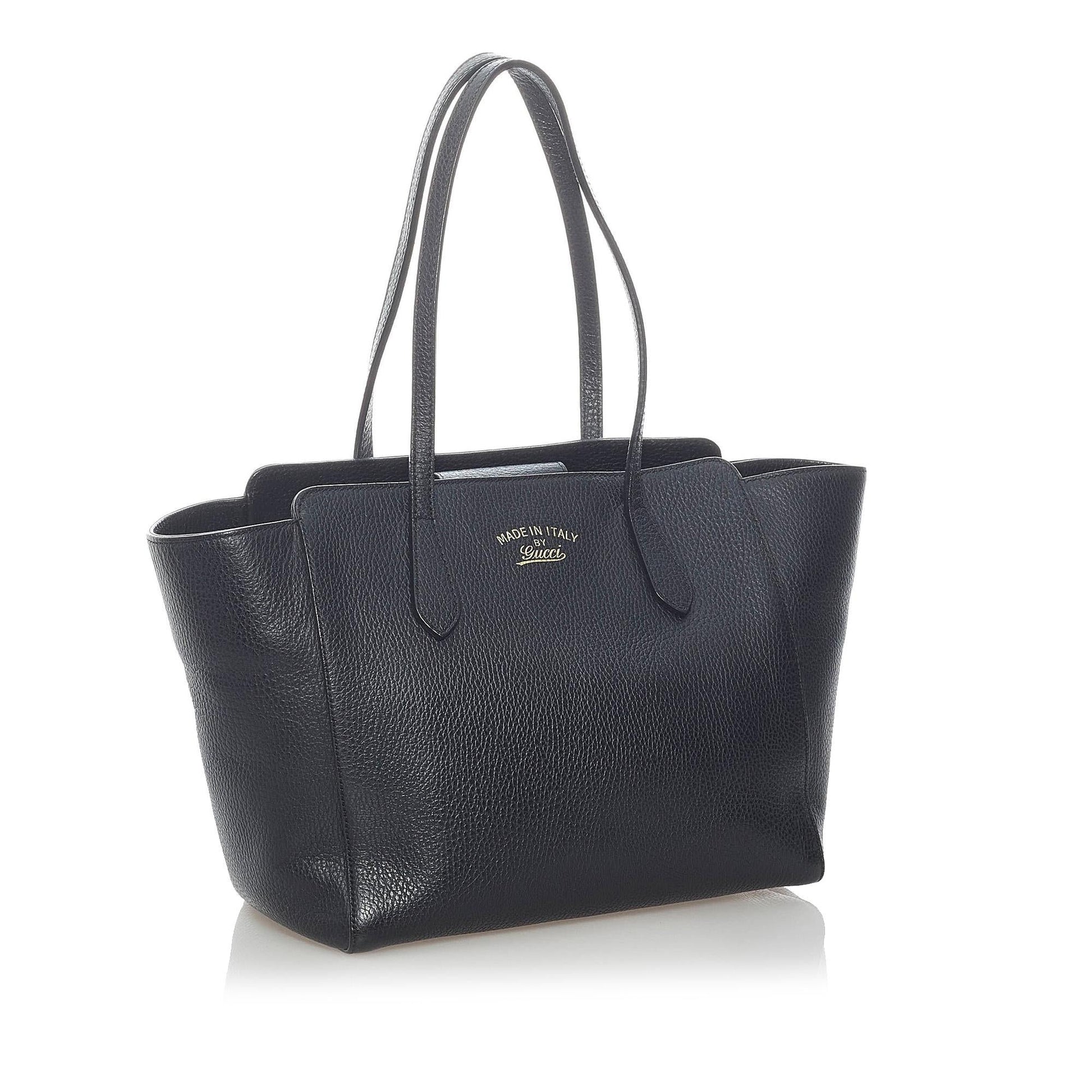 Gucci Swing Leather Tote Bag (SHG-32013)