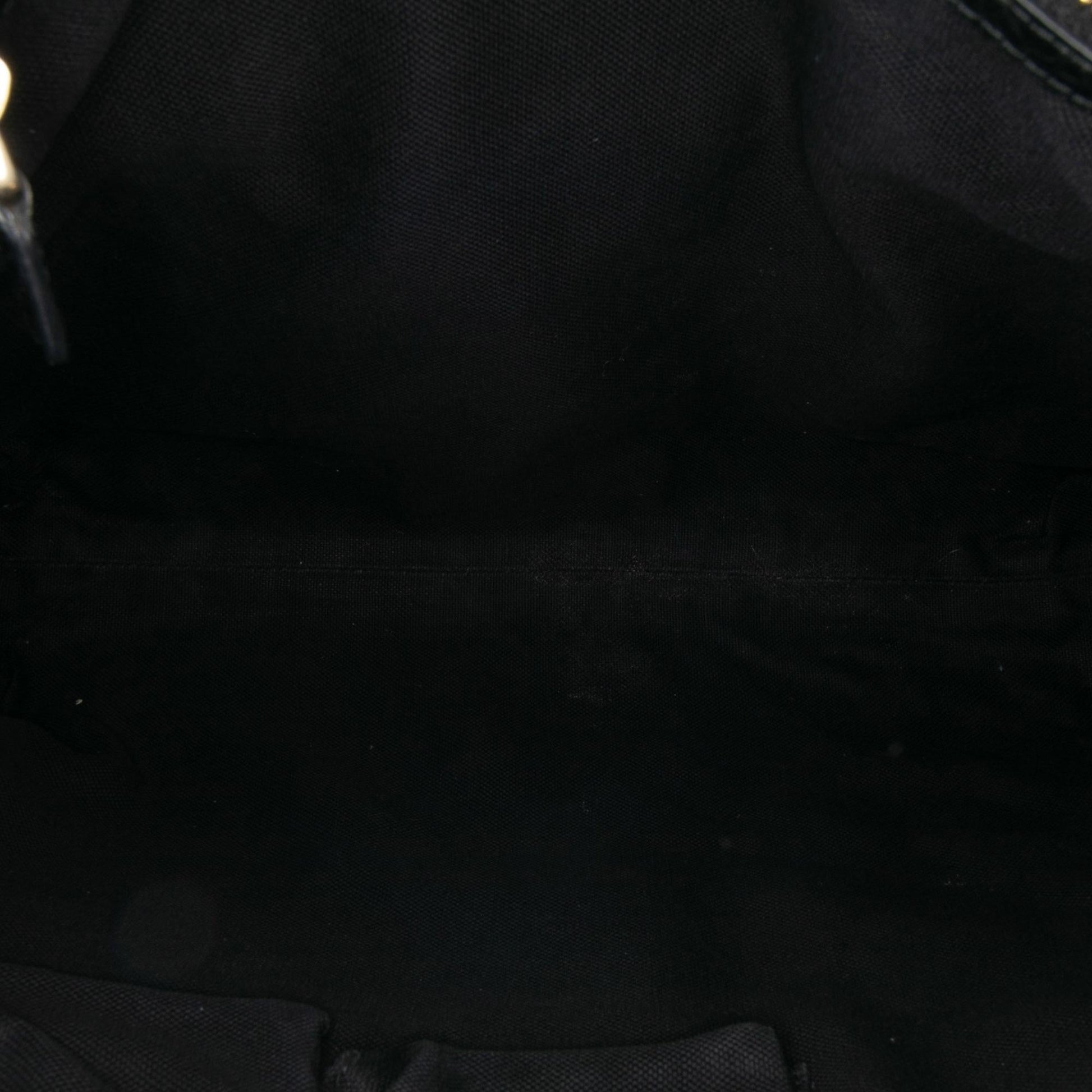 Gucci Tall Leather Bamboo Shopper Tote