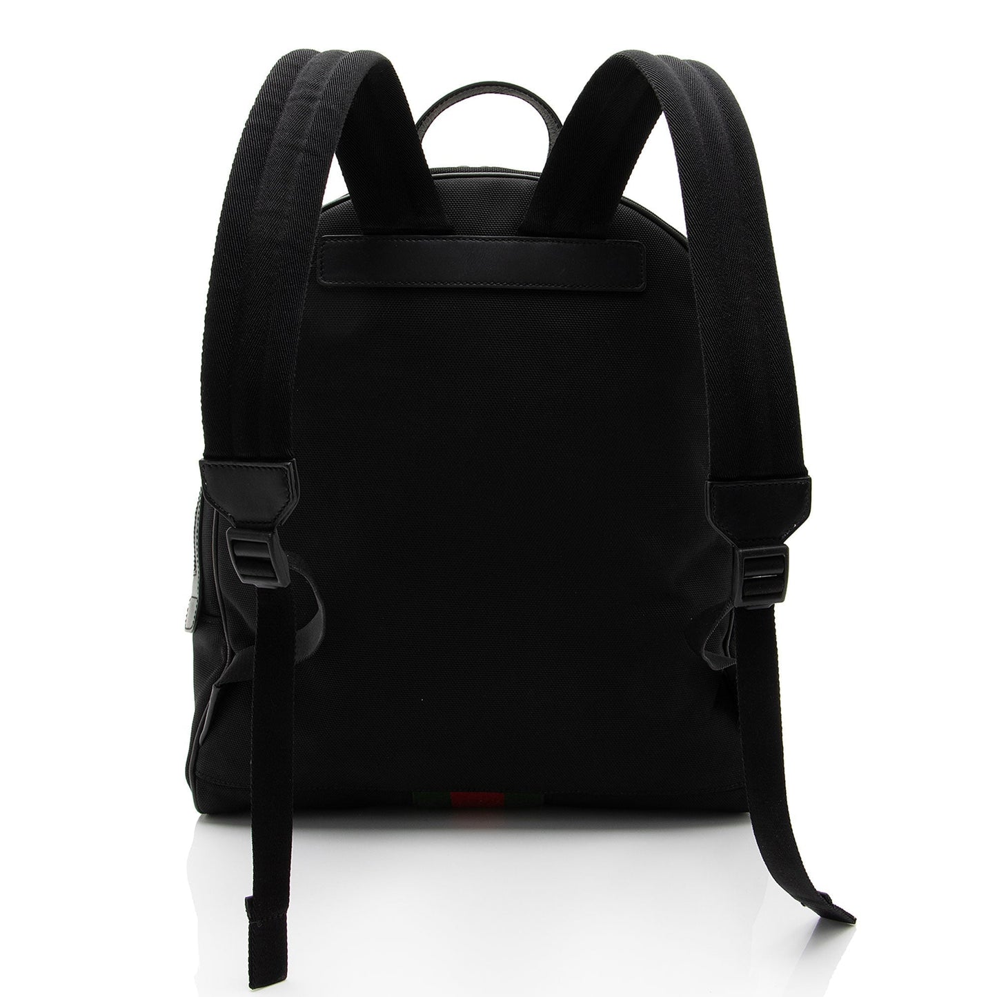 Gucci Nylon Leather Canvas Shoulder Bag