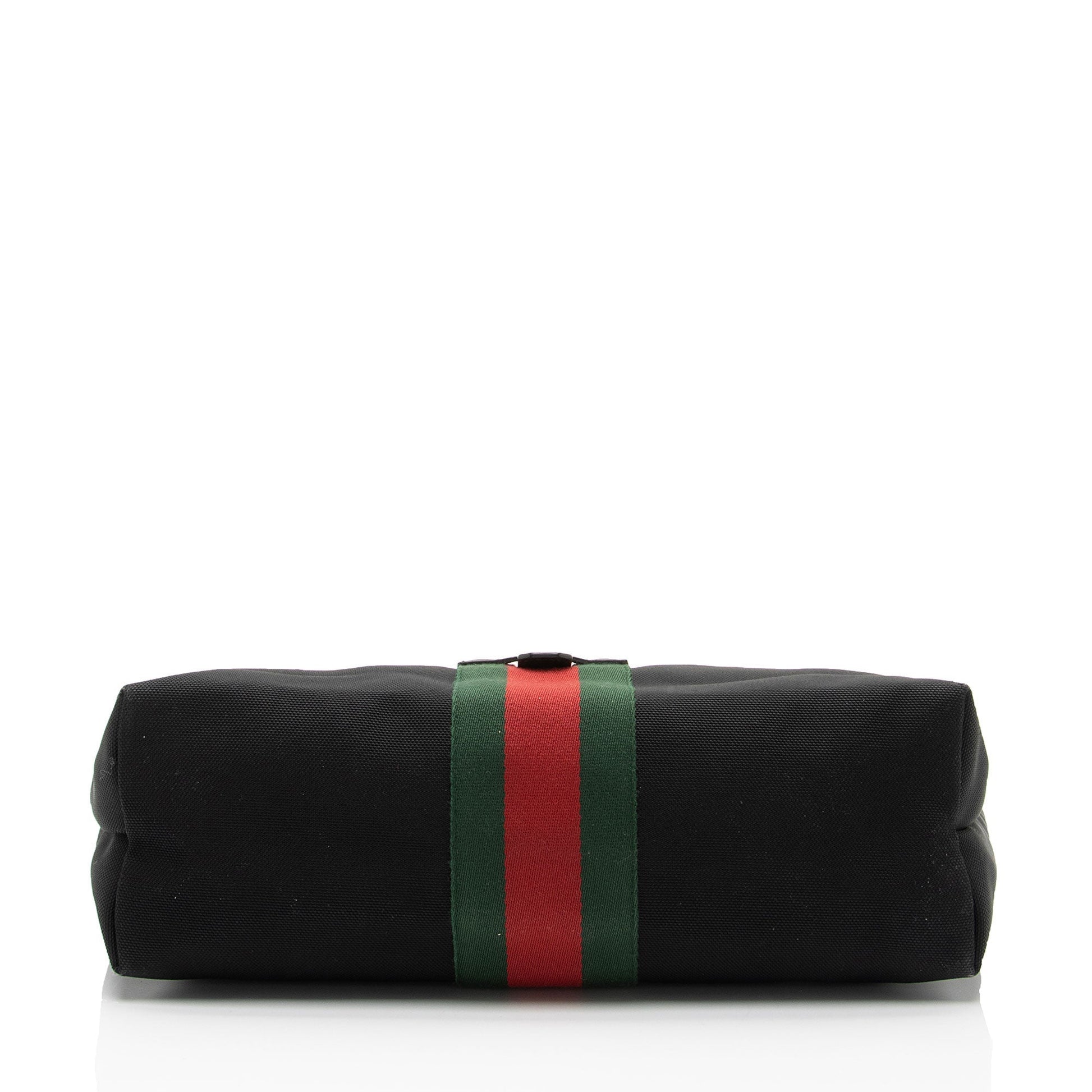 Gucci Techno Canvas Web Buckle Large Tote