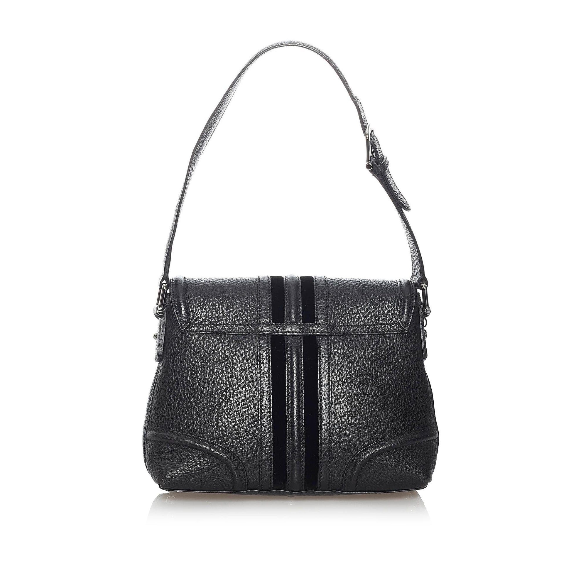 Gucci Treasure Leather Shoulder Bag (SHG-30288)