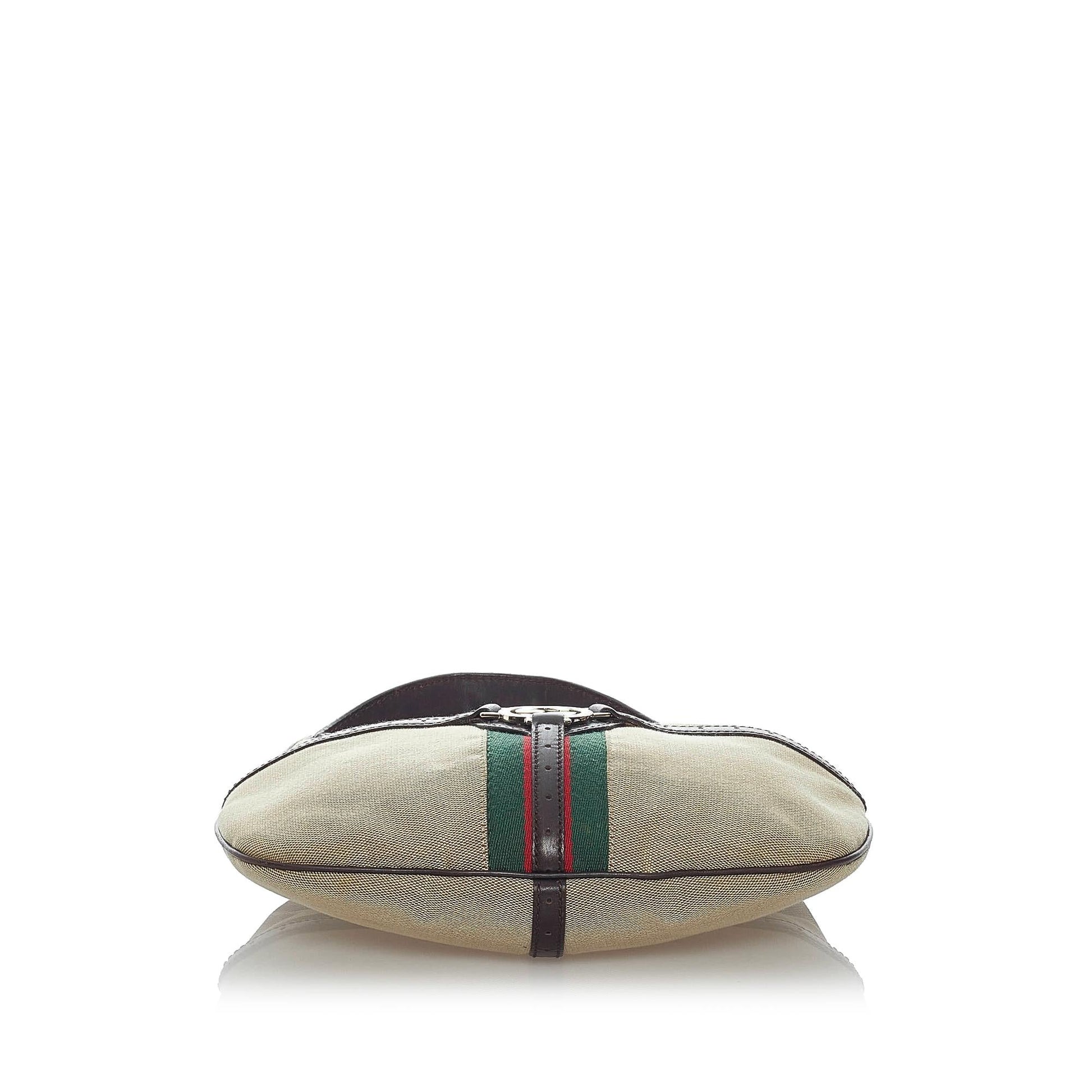 Gucci Web Canvas Reins Hobo Bag (SHG-30974)