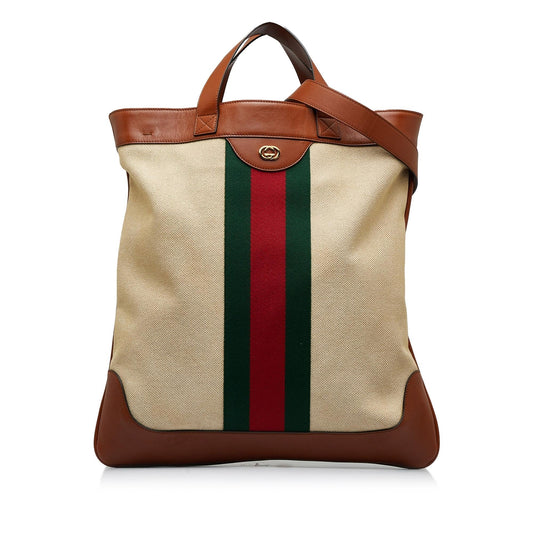 Gucci Canvas Shoulder Bag