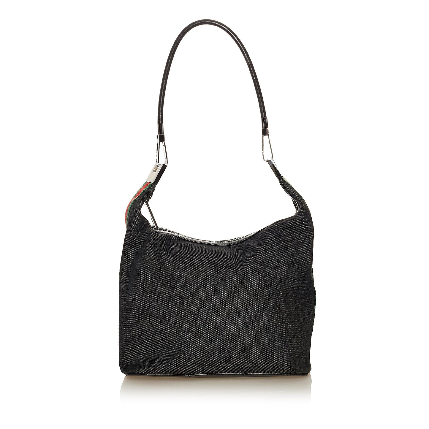 Gucci Web Denim Shoulder Bag (SHG-34386)