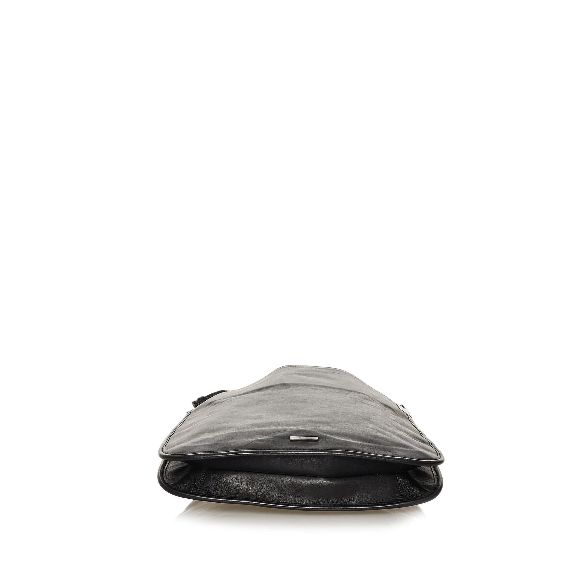 Gucci Web Leather Shoulder Bag (SHG-28499)