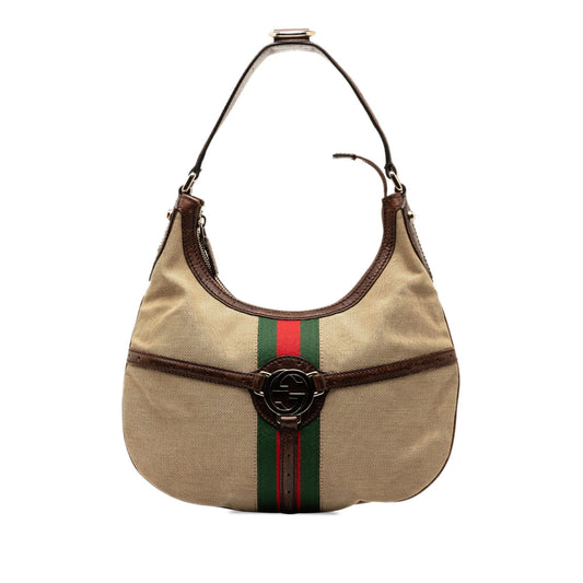 Gucci Canvas Shoulder Bag