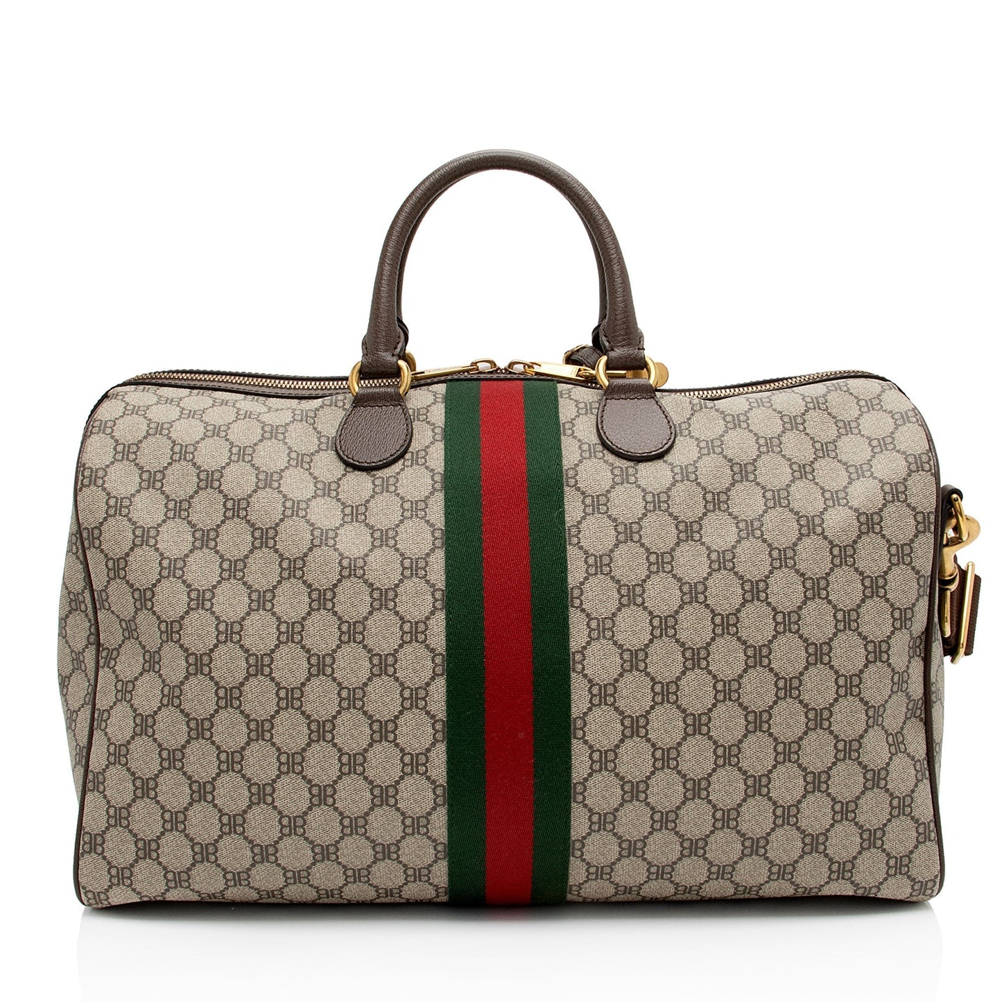 Gucci x Luxury Balenciaga Trending 2026 GG Supreme The Hacker Project Graffiti Duffle Bag (SHF-qGpKTv)