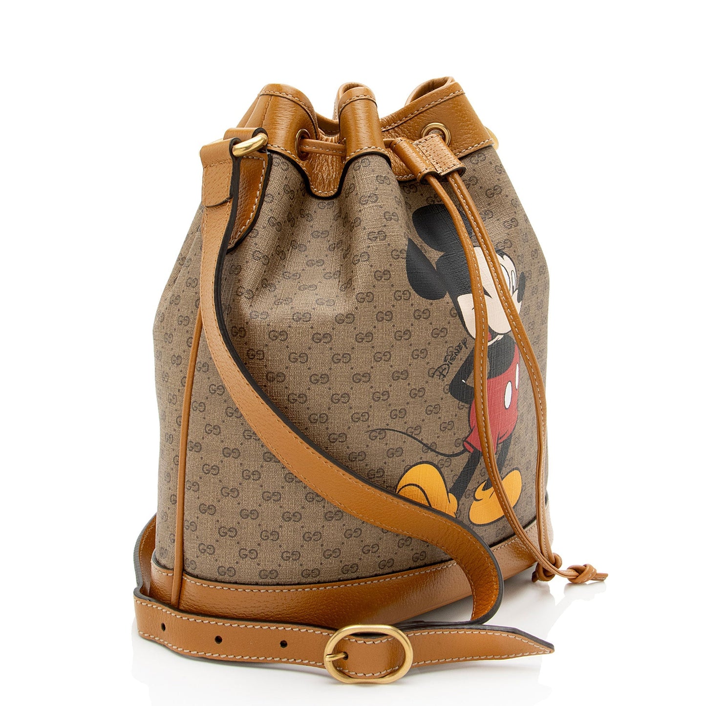 Gucci x Disney Micro GG Canvas Mickey Mouse Bucket Bag