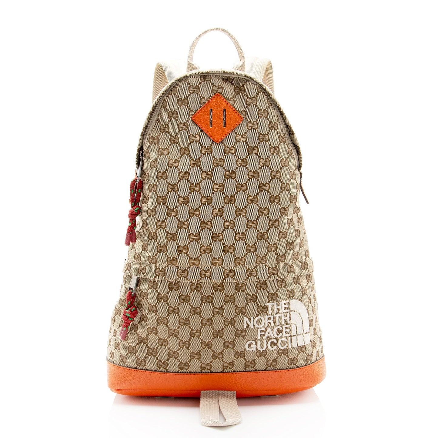 Gucci Nylon Leather Canvas Shoulder Bag