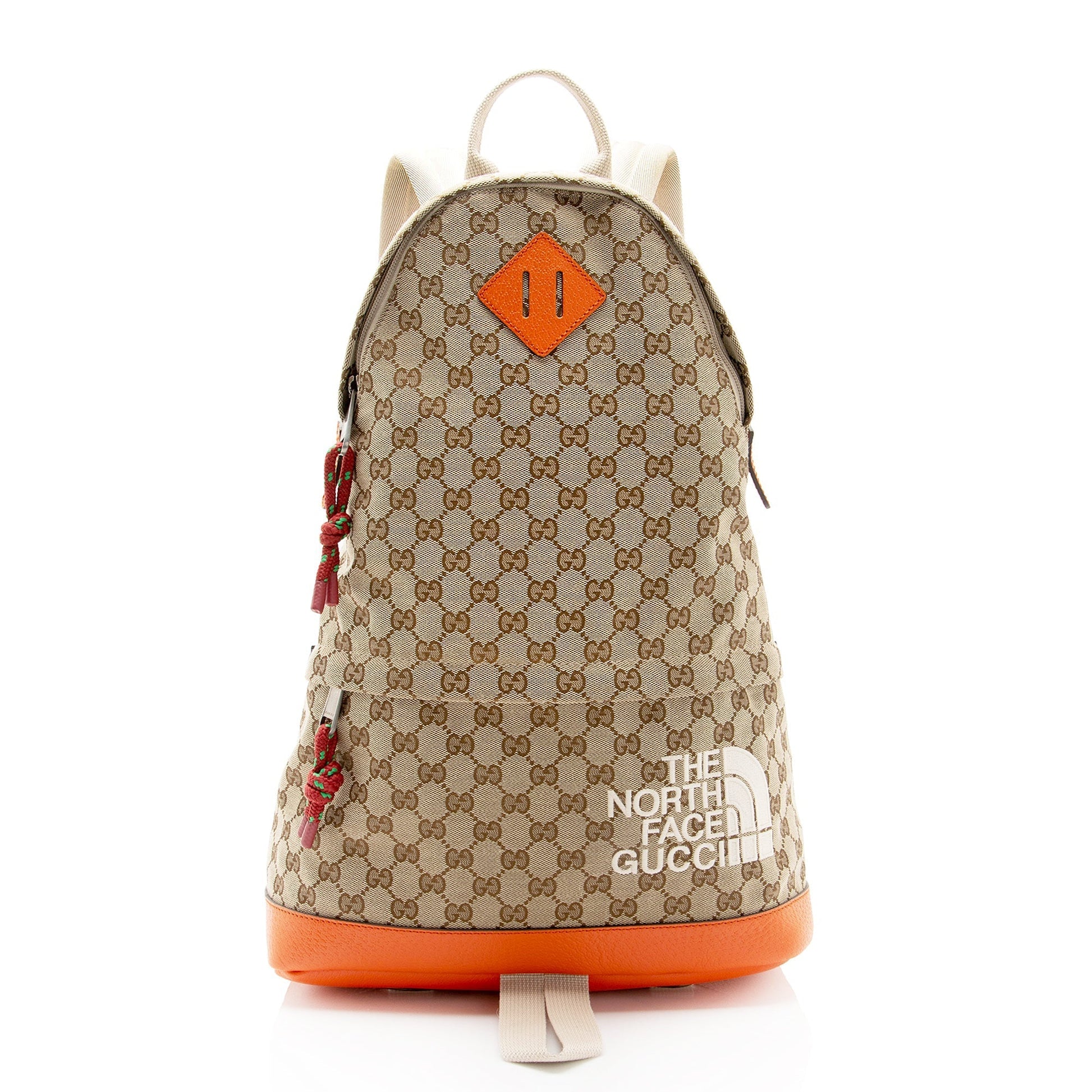 Gucci Nylon Leather Canvas Shoulder Bag