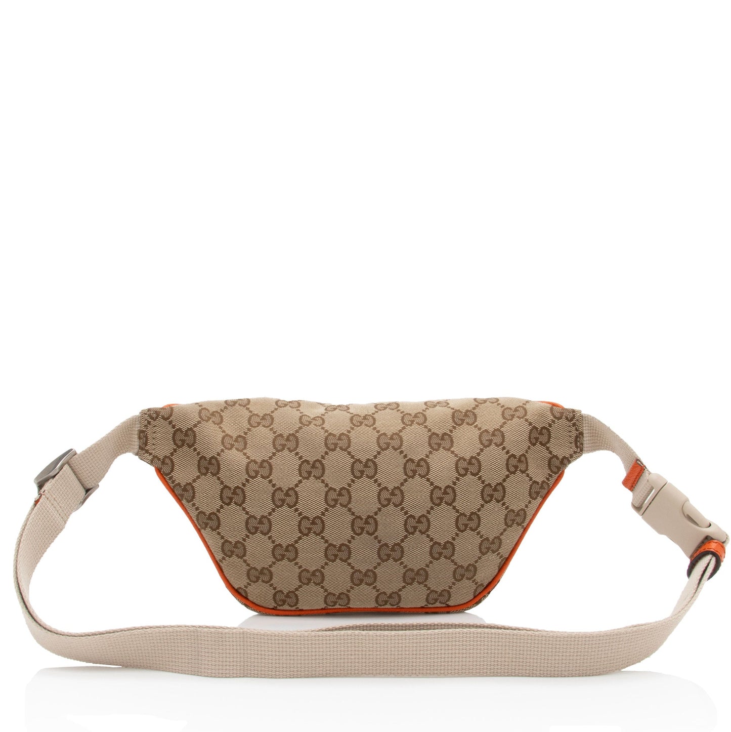 Gucci Nylon Leather Canvas Shoulder Bag