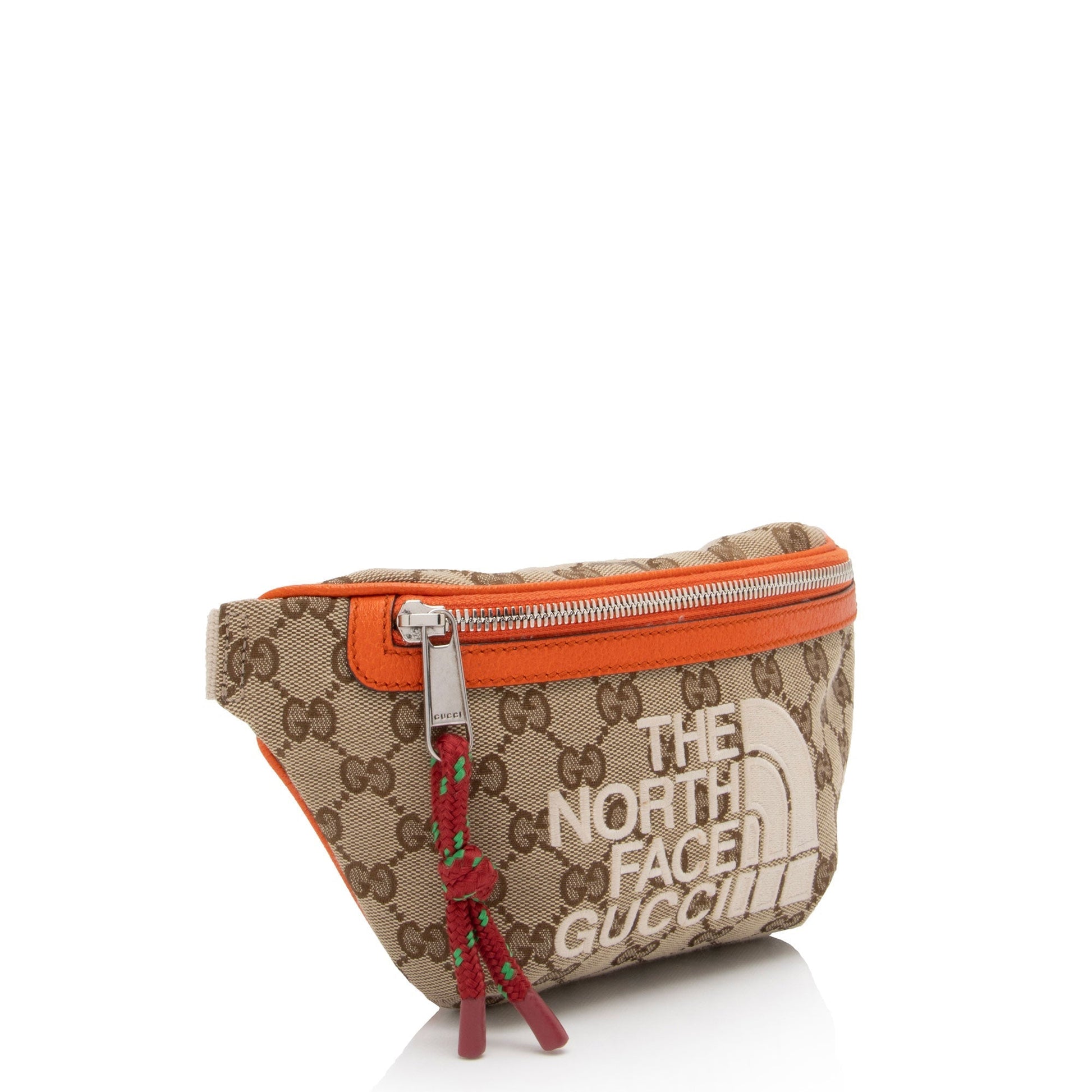 Gucci Nylon Leather Canvas Shoulder Bag