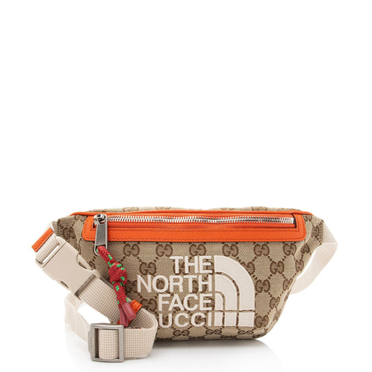 Gucci Nylon Leather Canvas Shoulder Bag