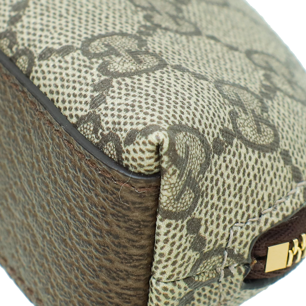 Gucci Leather Canvas Shoulder Bag