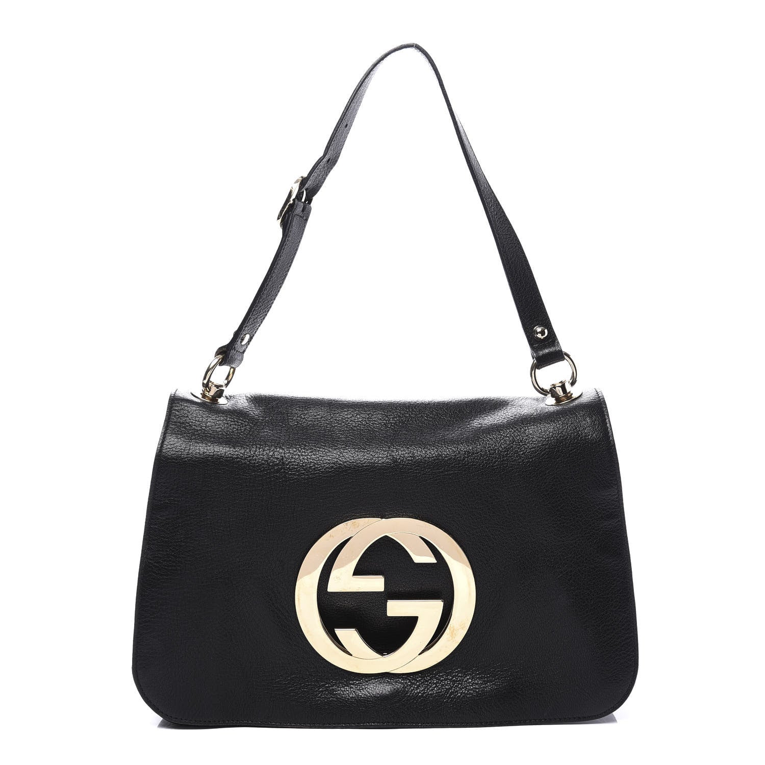 Gucci Caro Leather Shoulder Bag