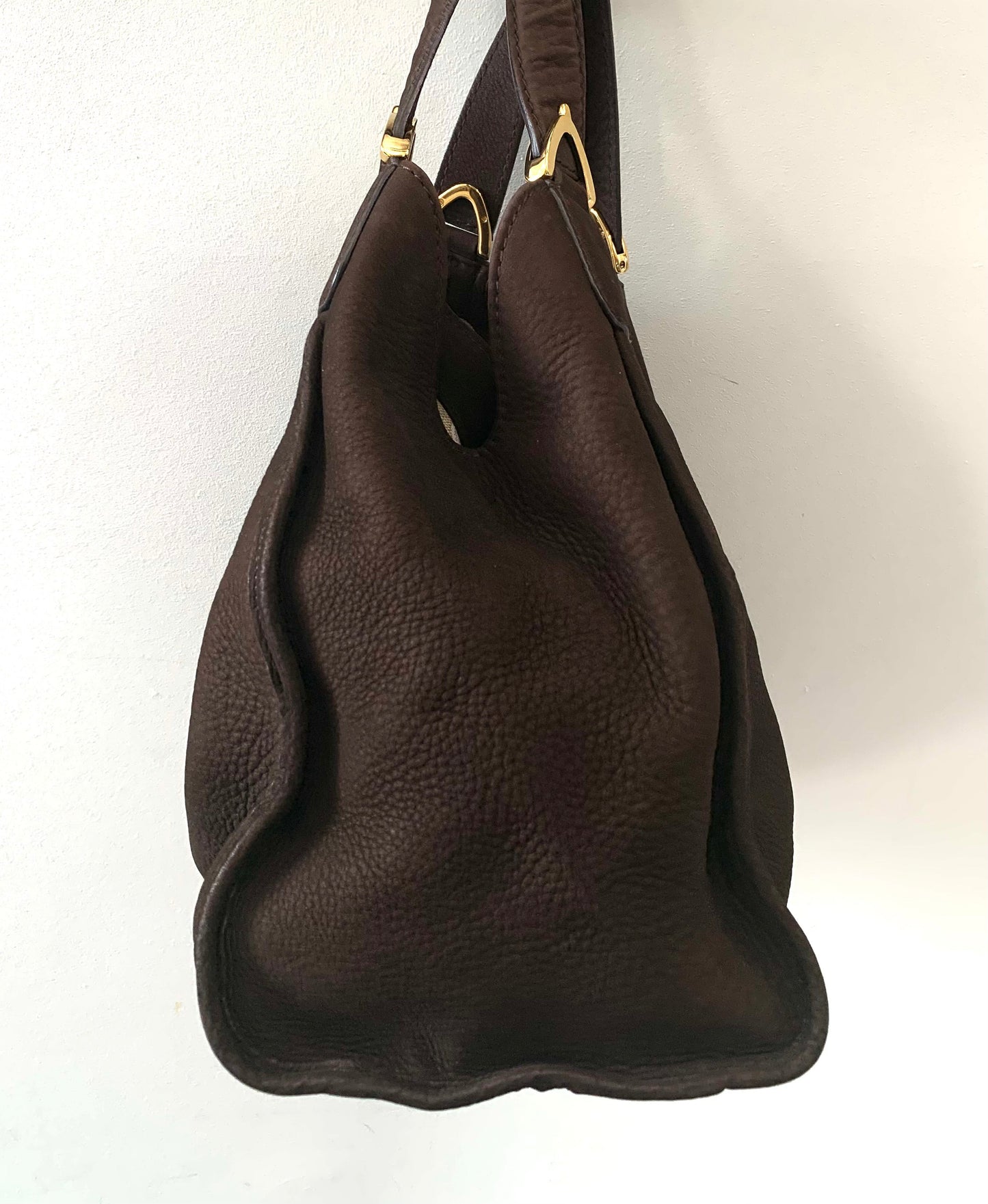 Gucci Monogram Caro Canvas Shoulder Bag