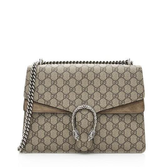Gucci Caro Chain Canvas Shoulder Bag