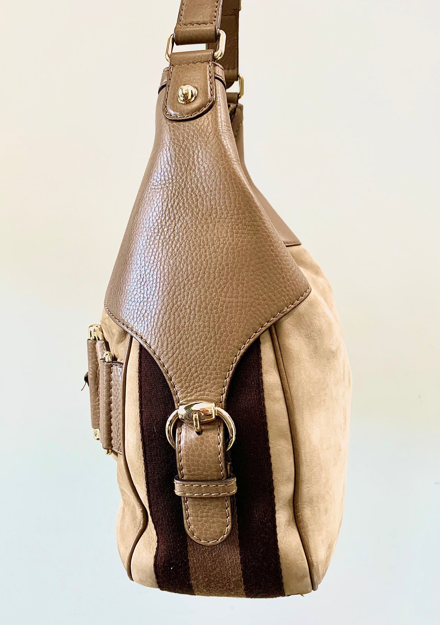 Gucci Caro Leather Shoulder Bag
