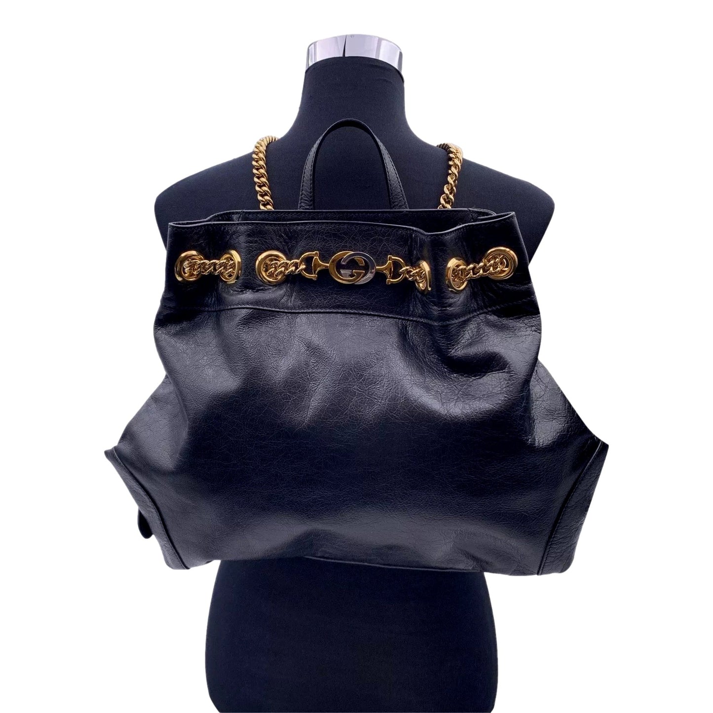 Gucci Lou Chain Leather Shoulder Bag