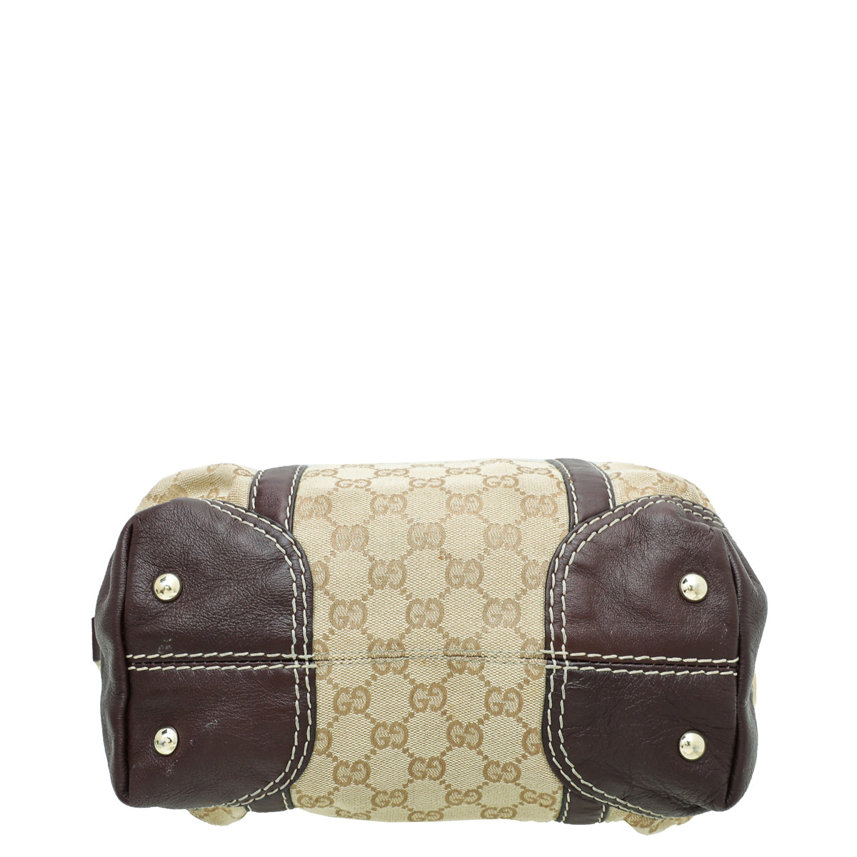 Gucci Leather Canvas Shoulder Bag