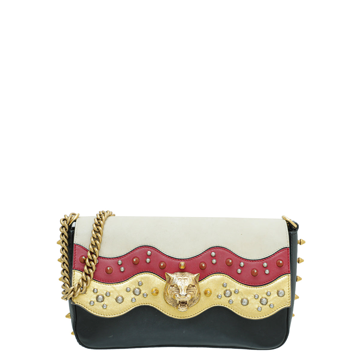 Gucci Chain Leather Shoulder Bag