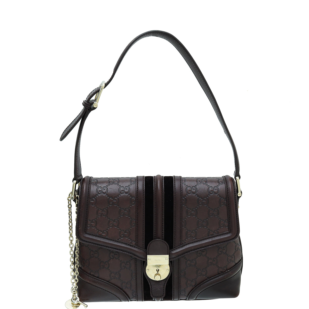 Gucci Leather Top Handle Shoulder Bag