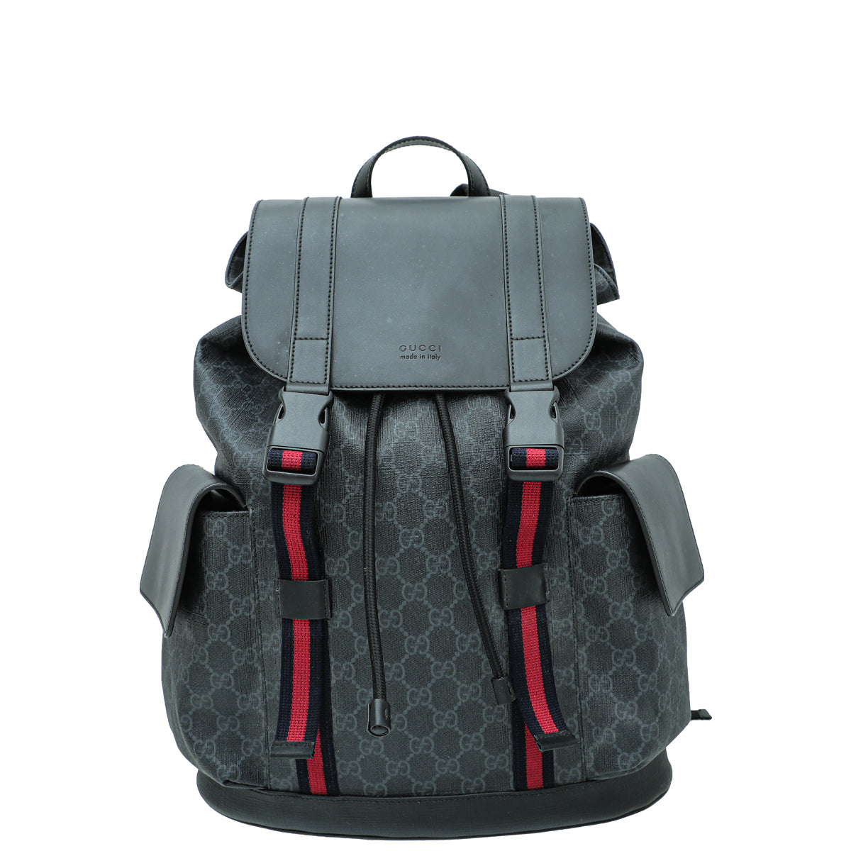 Gucci Leather Canvas Shoulder Bag