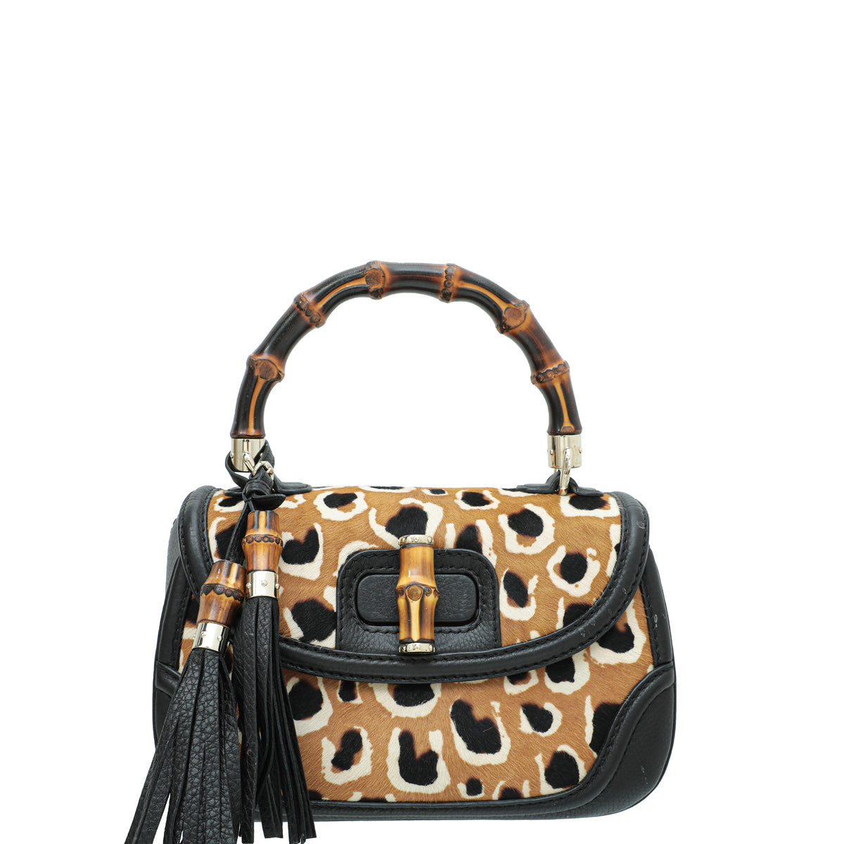 Gucci Leather Top Handle Shoulder Bag