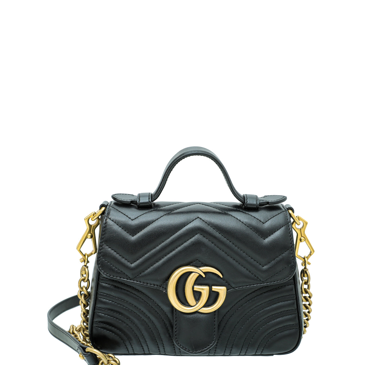 Gucci Chain Leather Shoulder Bag