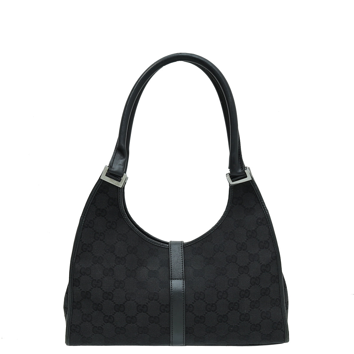 Gucci Leather Canvas Shoulder Bag