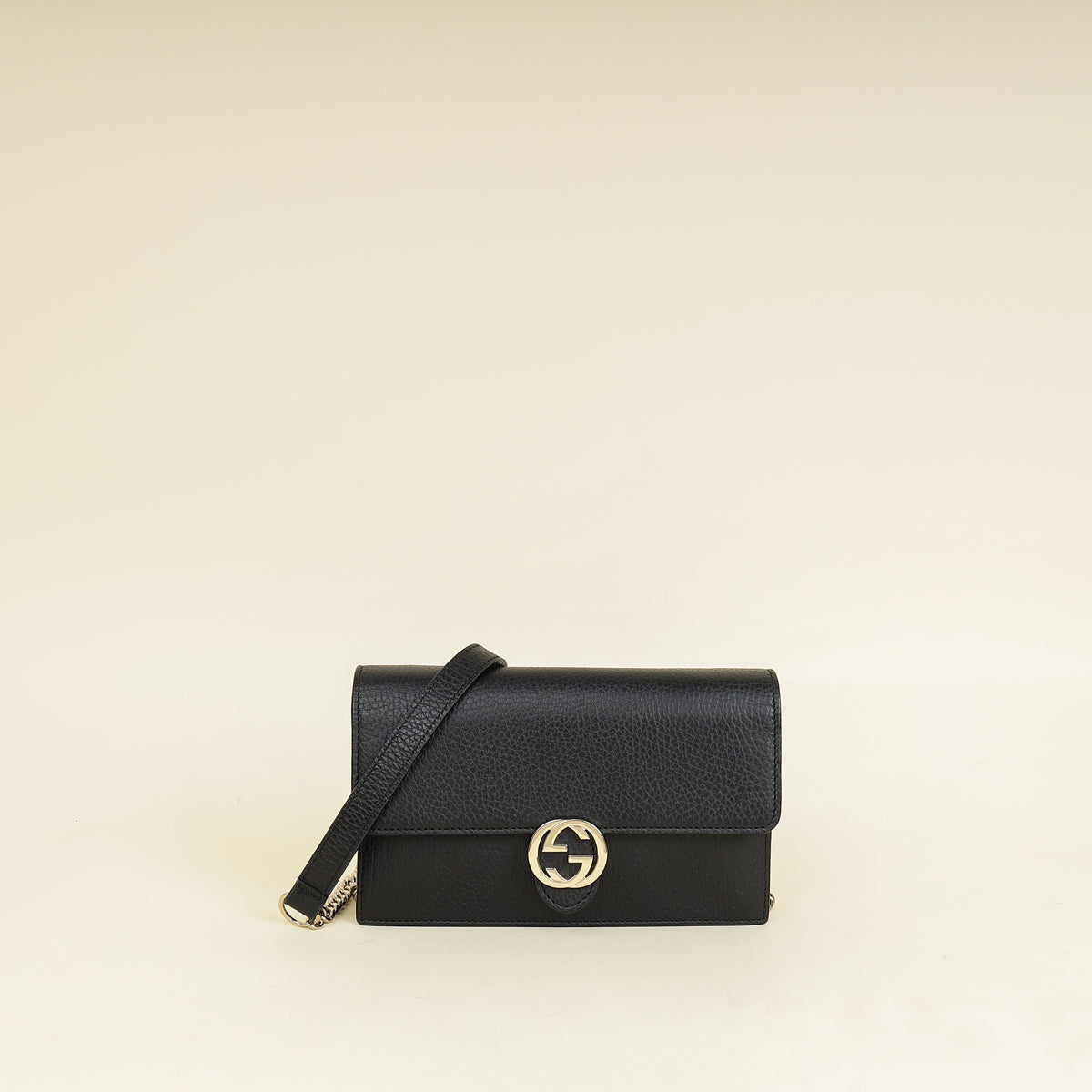 Gucci Chain Leather Crossbody