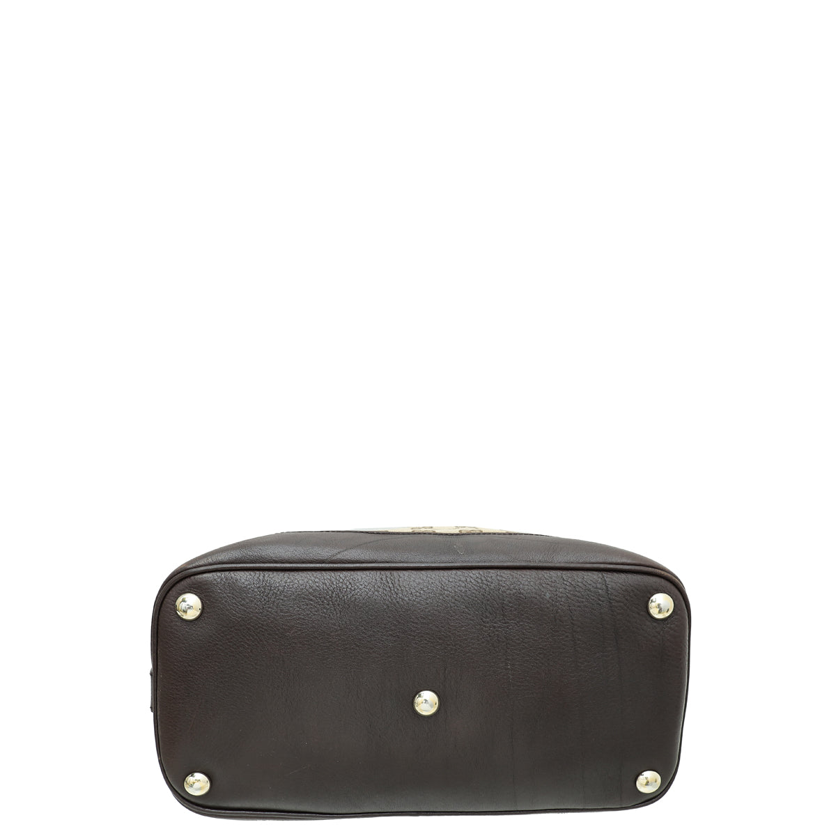 Gucci Leather Canvas Shoulder Bag