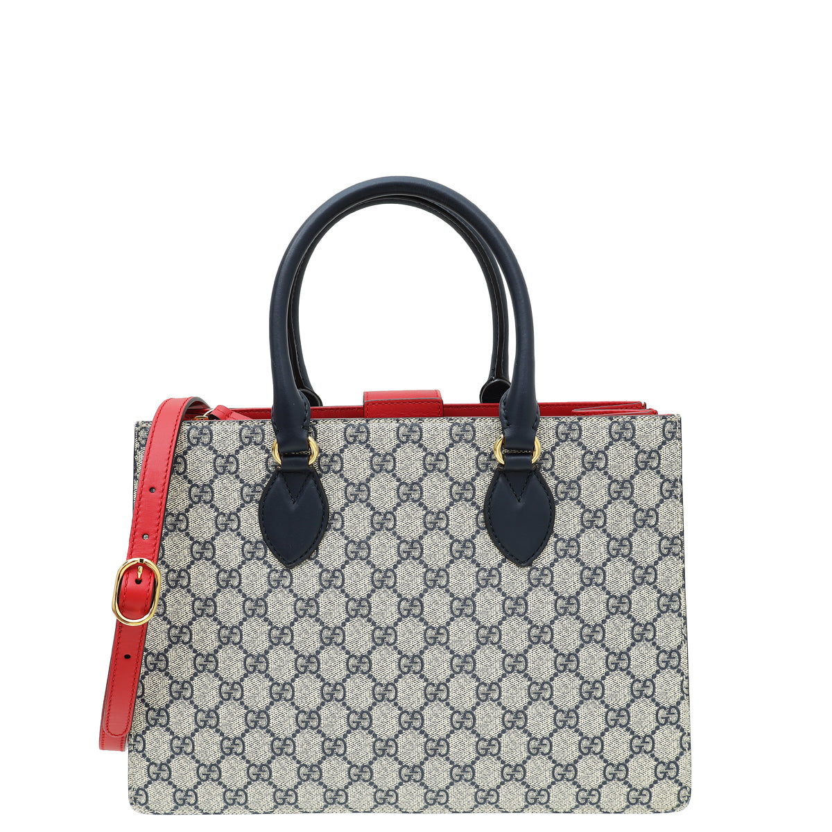 Gucci Leather Canvas Shoulder Bag