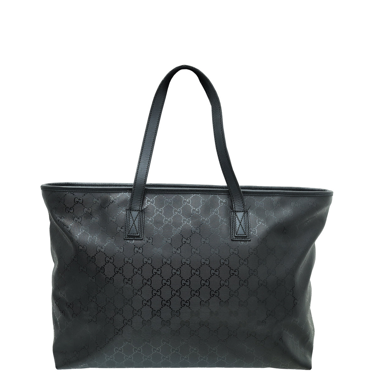 Gucci Leather Canvas Tote