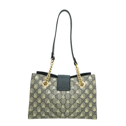 Gucci Leather Canvas Tote