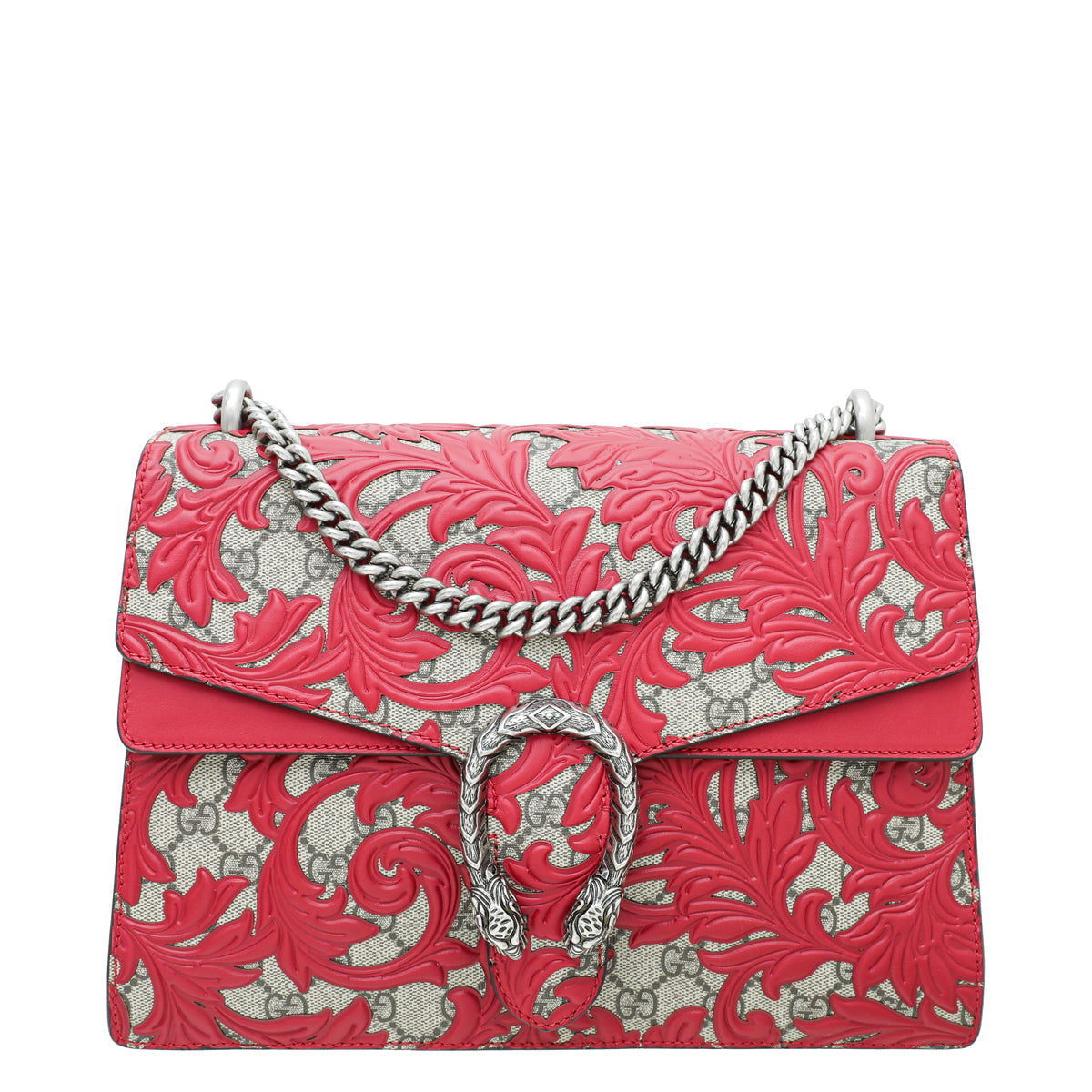 Gucci Leather Canvas Shoulder Bag