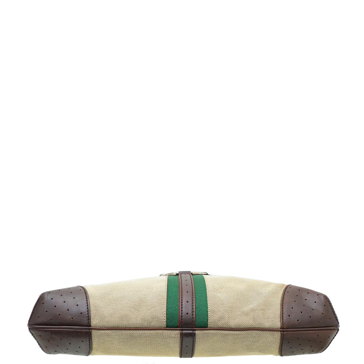 Gucci Leather Canvas Shoulder Bag