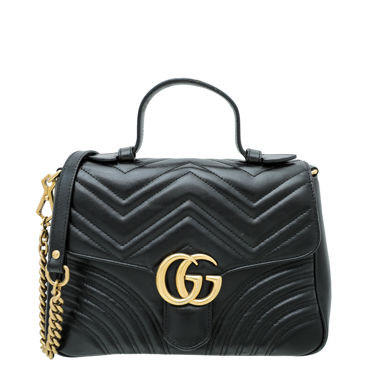 Gucci Leather Top Handle Shoulder Bag