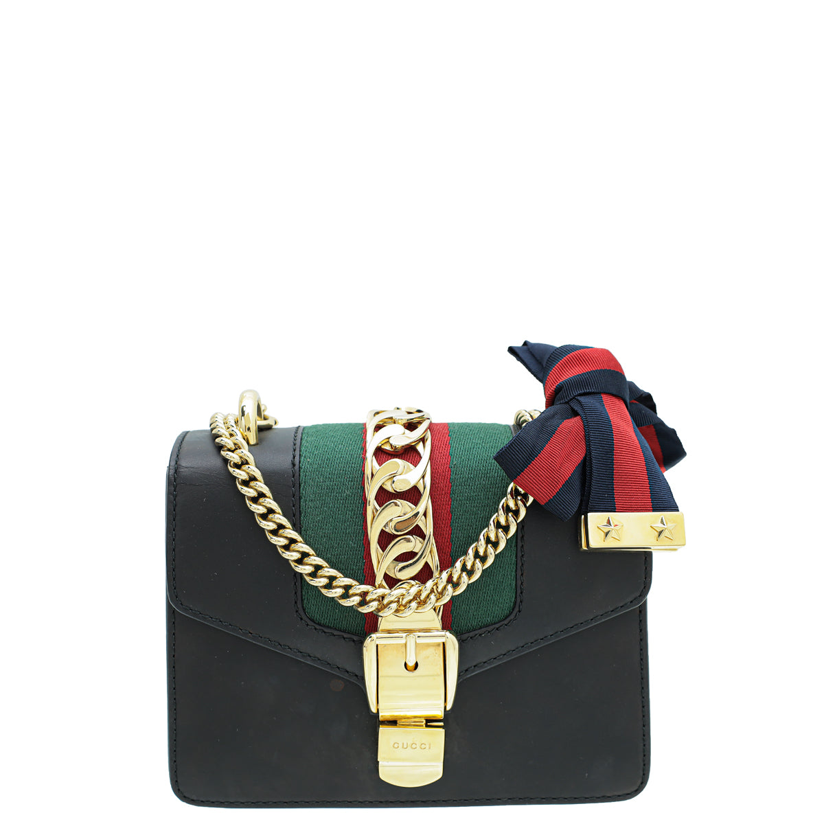 Gucci Chain Leather Shoulder Bag