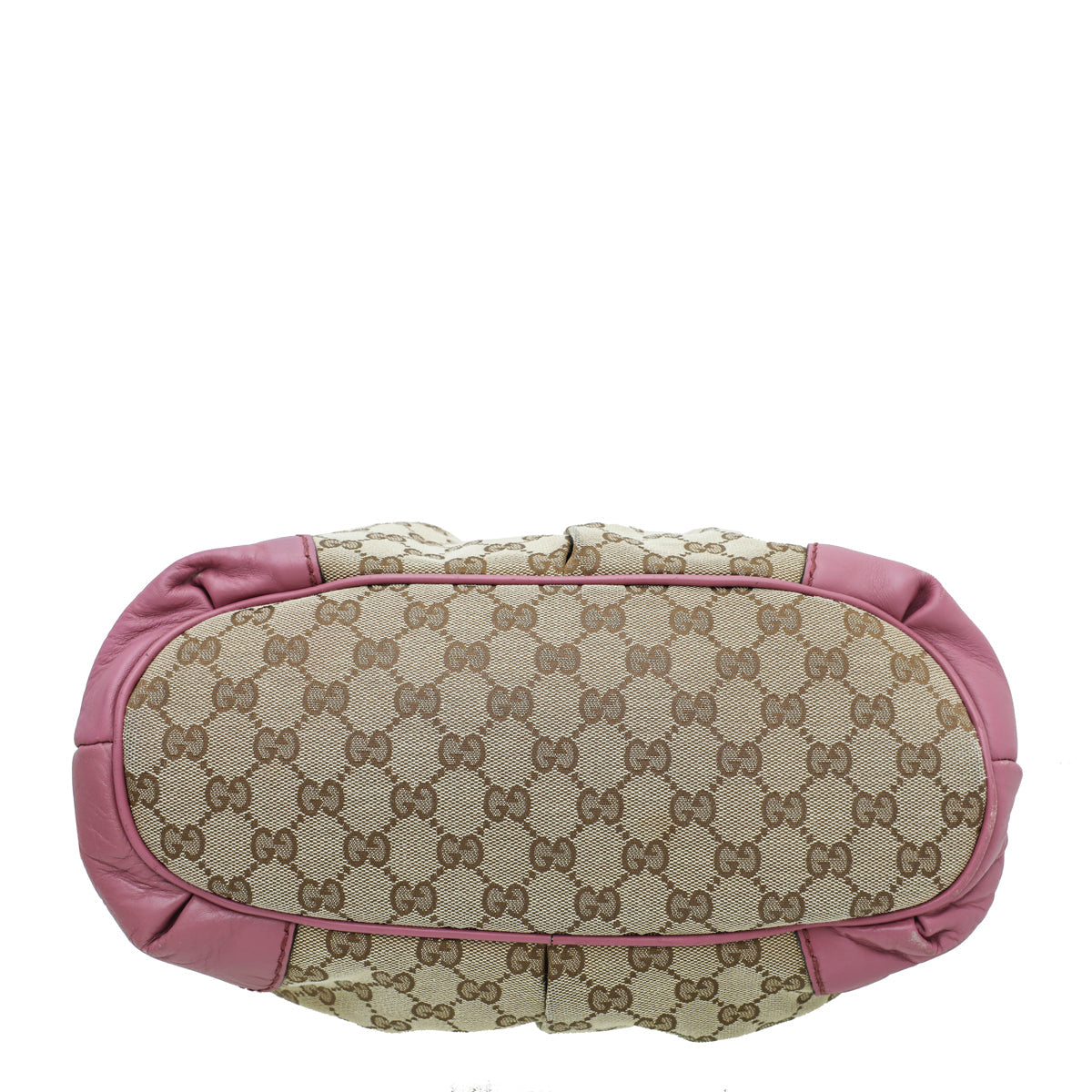 Gucci Monogram Leather Canvas Shoulder Bag