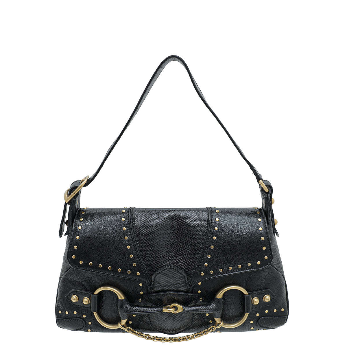Gucci Chain Leather Shoulder Bag