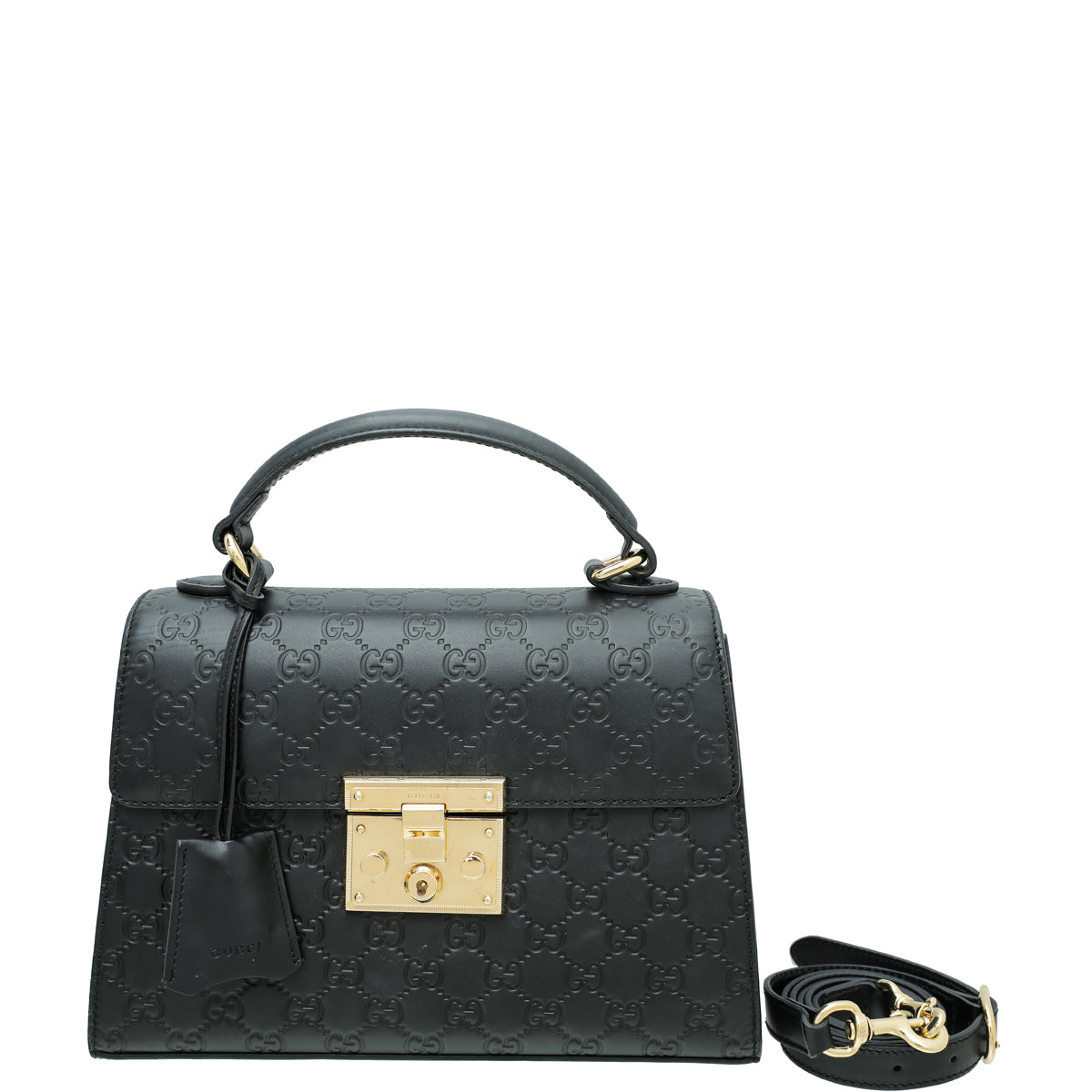 Gucci Leather Top Handle Shoulder Bag