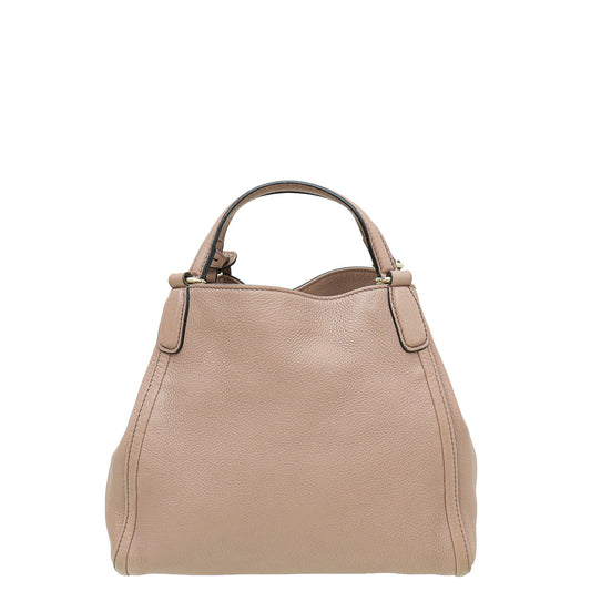 Gucci Leather Top Handle Tote