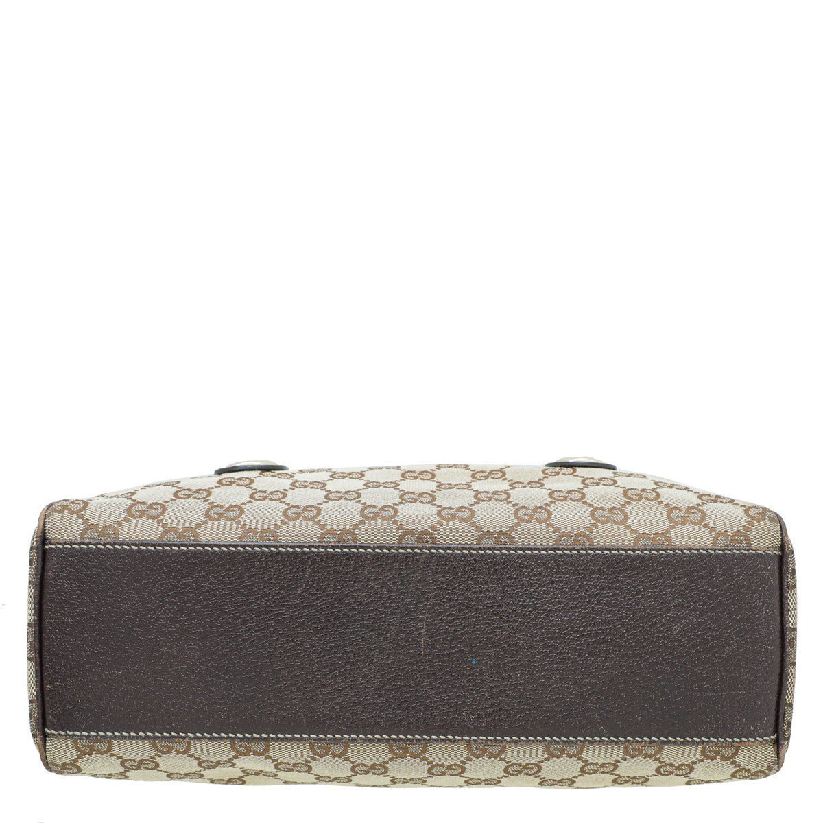 Gucci Leather Canvas Shoulder Bag