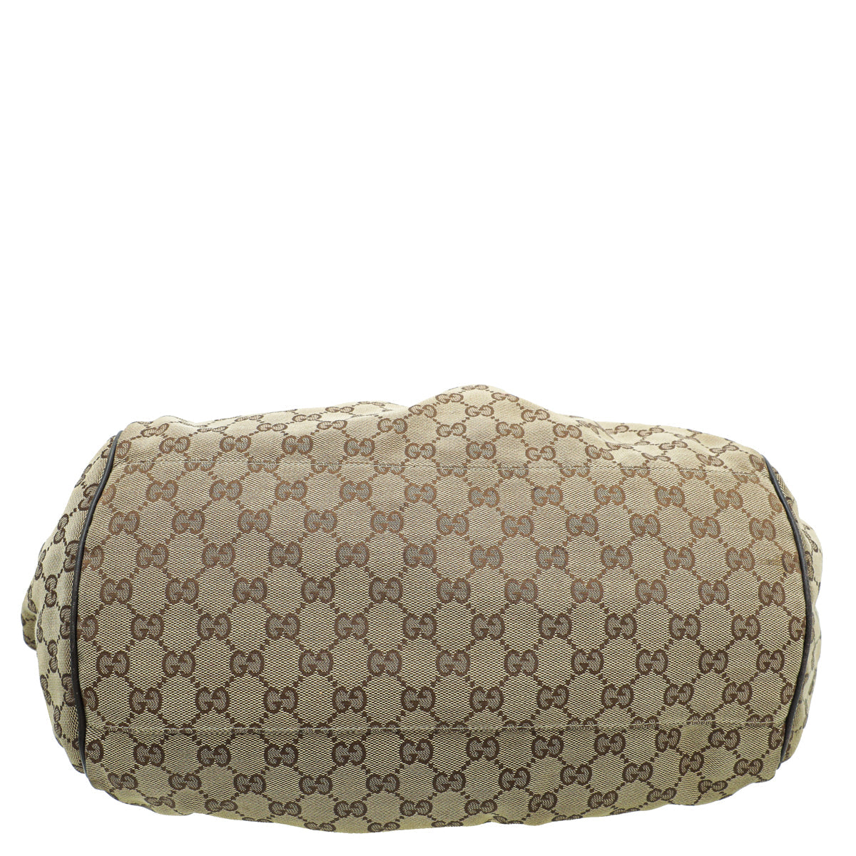Gucci Leather Canvas Shoulder Bag