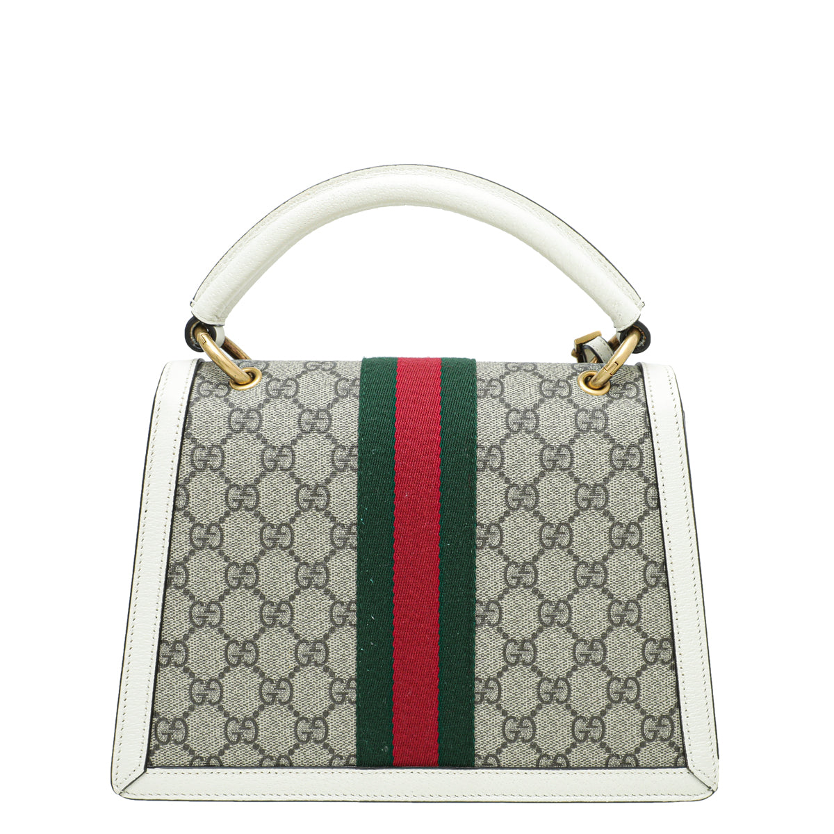 Gucci Leather Canvas Shoulder Bag