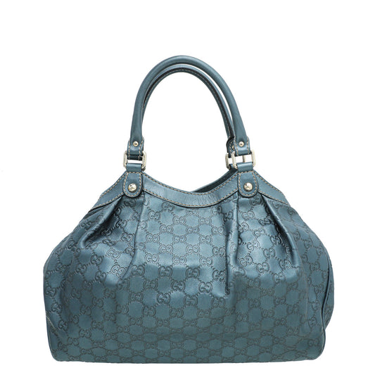 Gucci Leather Top Handle Tote