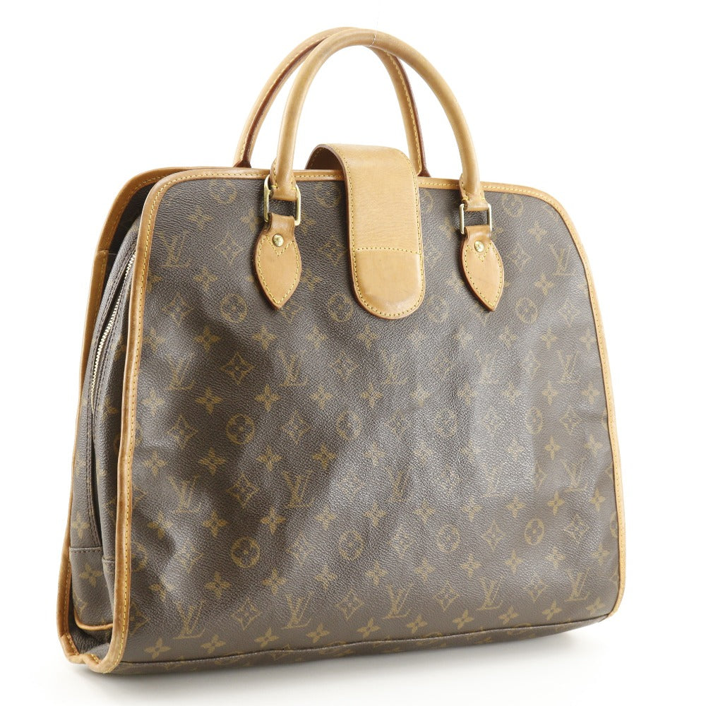 LOUIS VUITTON Handbag Monogram canvas Brown Business bag Rivoli unisex(Unisex)