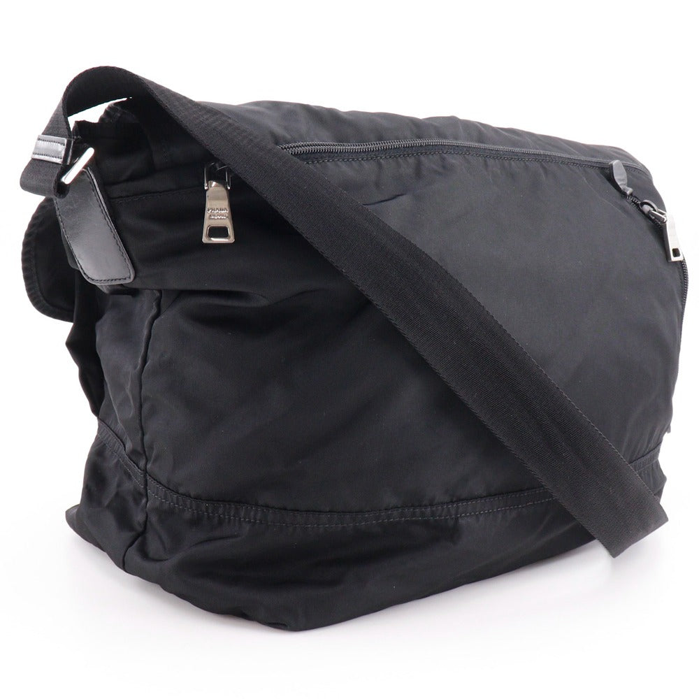 PRADA Shoulder Bag Nylon black unisex(Unisex)