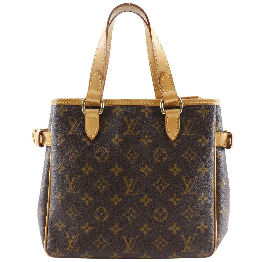 LOUIS VUITTON Handbag Monogram canvas Brown Batignolles Women